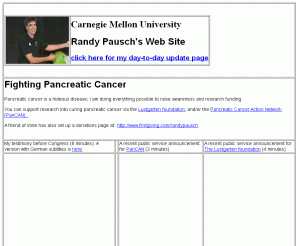 randypausch.com: Randy Pausch's Home Page
