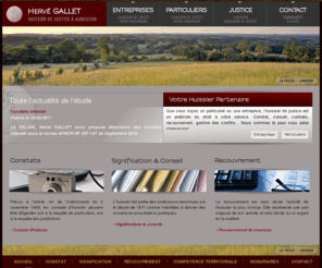 selarl.net: Maître Hervé GALLET, Huissier de Justice à Aubusson (Creuse – 23)
Maître Gallet, Huissier de justice à Aubusson (creuse 23) : constats, significations, recouvrement