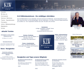 best-practise.com: KLW Mittelstandsforum - KLW Mittelstandsforum
klw-Mittelstandsforum, Kompetenz, Leistung, Wissen