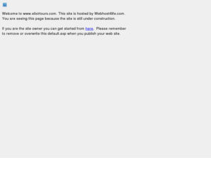 elixirtours.com: Welcome to Webhost4life
ASP.NET hosting, SQL hosting, AJAX Hosting, Silverlight hosting, LINQ Hosting, Microsoft Windows 2008 hosting, iis7 hosting, Windows 2003 hosting, iis6 hosting.