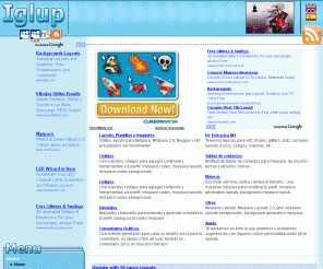iglup.com: LAYOUTS PARA MYSPACE - layouts myspace - Fondos para Myspace - Fondos myspace - Backgrounds para Myspace - Backgrounds Myspace - Brillos - Glitters - Texto Animado - Animated Text - Dollz - iglup.com
myspace layouts, myspace layouts 2.0, background myspace, template myspace, codes myspace and more... Iglup!