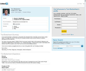 tombeckenham.com: Tom Beckenham  | LinkedIn
View Tom Beckenham's professional profile on LinkedIn.  LinkedIn is the world's largest business network, helping professionals like Tom Beckenham discover inside connections to recommended job candidates, industry experts, and business partners.