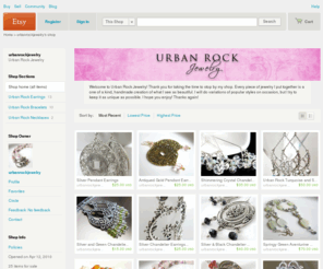 brushstore.com: Urban Rock Jewelry by urbanrockjewelry on Etsy
Welcome to Urban Rock Jewelry! Thank you for taking the time to stop by my shop. Every piece of jewelry I put together is a one of a kind,