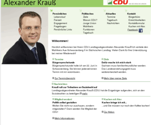 offenheit.com: Alexander Krauß: Mitglied des Landtages
Alexander Krauß, Mitglied des Sächsischen Landtages