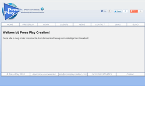 pressplaycreation.com: Press Play Creation - Home
Press Play Creation homepage