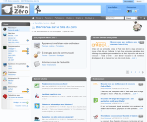 Siteduzero Net Le Site Du Z Ro Site Communautaire De Tutoriels