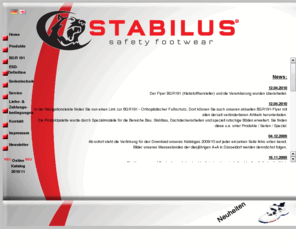 stabilus-safety.de: STABILUS Safety GmbH - It's time to change
Übersicht über das Lieferprogramm der Stabilus-Schutzschuhe