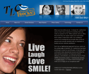 tlcdds.org: Lorain Ohio Dentist - Dr. Tom Leatherman - 25 Years of Dentistry in Lorain
Dr. Tom Leatherman, Lorain Ohio general and cosmetic dentist DDS has been practicing in Lorain OH for over 25 years. 