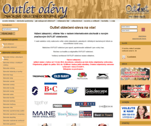 oqp.cz: E-shop s outlet oblečením | Značkové oblečení a outlet.
On-line outlet obchod značkového oblečení, pánské, dámské a dětské oblečení. Značkové mikiny, bundy, trička, kalhoty a sportovní oblečení.