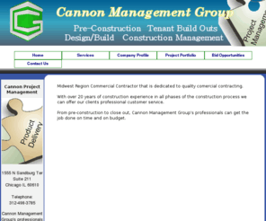 cannonmanagementgroup.com: Cannon Project Management
Thomas R Cannon Project Management Group.