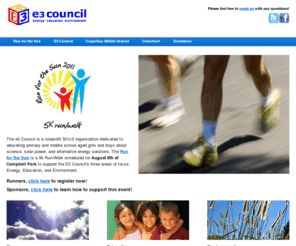 e3sunrun.com: E3 Council - Energy Environment Education - E3 Council
E3 Council Run for the Sun