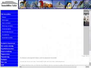 immobilien-cakir.com: Immobilien und mehr....
Ihr preiswerter Immobilienmakler mit überregionalem Netzwerk im Bereich Wohnimmobilien, Gewerbeimmobilien Deutschland