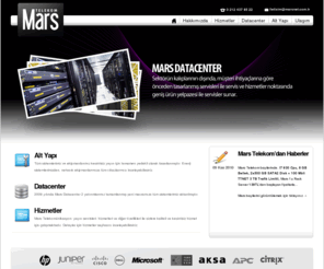 marsdatacenter.com: Mars Telekom
Kaliteli Kurumsal Datacenter, Telekom Hizmetleri: MarsNet.Com.Tr