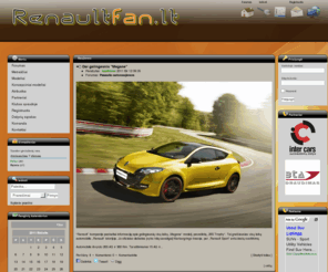 renaultfan.lt: RenaultFan • Svetainė
Renault fanų klubas. Naujienos iš Renault pasaulio, susitikimai, renginiai, laisvalaikis, sportas. Renault remonto fotoreportažai, pagalba ir daug kitos naudingos informacijos