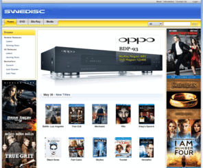 swedisc.com: SWEDISC
Fouml;rsäljning av DVD-filmer i Sverige och resten av Skandinavien.