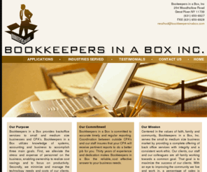 biabx.com: BOOKKEEPERS IN A BOX
Bookkeeping service.