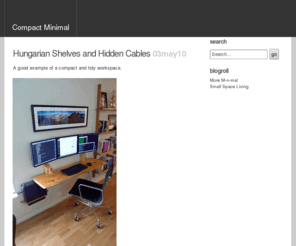 compactminimal.com: Compact Minimal
Everyday compact and minimalistic things