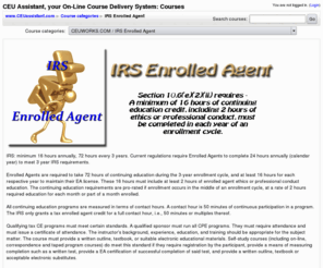 cpeworks.com: www.CEUassistant.com: IRS Enrolled Agent
