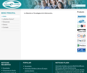 infoservices-ve.net: Bienvenido a Infoservices
Infoservices - La Solución en Tecnologías de la Información.