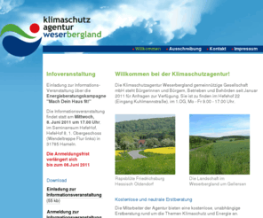 klimaschutzagentur-weserbergland.com: Klimaschutzagentur Weserbergland, Hameln Pyrmont
Klimaschutzagentur Weserbergland, Hameln Pyrmont