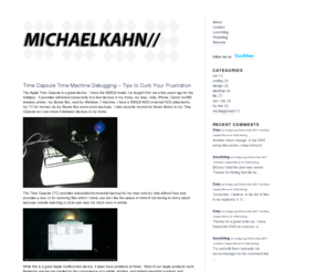 mkahn.com: Michael Kahn
michael kahn's blog