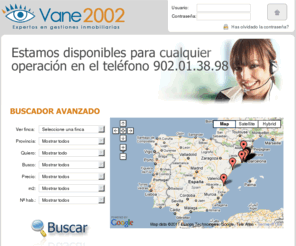 vane2002.com: Vane 2002, Gestiones inmobiliarias
Vane 2002 es una empresa consolidada en el sector de las gestiones inmobiliarias, llevamos a cabo multitud de operaciones de compra / venta tanto con mayoristas como particulares.