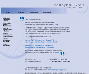 vk-siegen.de: Homepage VK Siegen-Olpe
