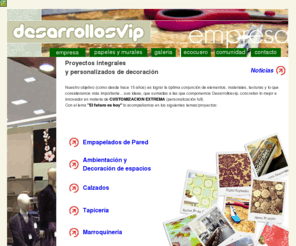 desarrollosvip.com: Decoracion y ambientacion | Desarrollos Vip
Empresa dedicada al diseño y decoración de interiores, impresión en ecocuero y otros