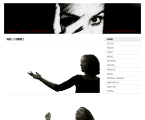 krierer.com: offizielle Homepage - Sara Livia Krierer - Schauspielerin
Schauspielerin