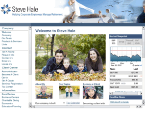 steve-hale.com: Steve Hale
Comprehensive Financial Planning and Investment Services Site