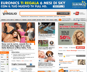 virgilio-tinit.com: Virgilio
Virgilio.it, un mondo di contenuti e servizi: notizie, sport, video, mail, community, offerte Adsl e il motore di ricerca Virgilio!