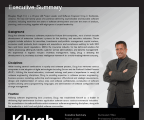 klughengineering.com: Douglas Klugh
This site provides comprehensive details of Douglas Klugh's professional background, disciplines, and experience.