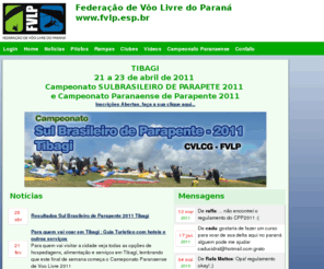 fvlp.esp.br: Federação Paranaense de Parapente - FVLP
