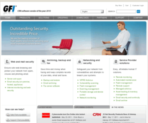 windowsprotection.com: GFI - Web, Email and Network Security solutions for SMBs on premise and hosted
GFI offer fax server solution, email anti-virus and anti-spam software for Microsoft Exchange and email servers; Network security and monitoring tools; event log monitoring solutions for Windows NT/2000/2003.
        
        