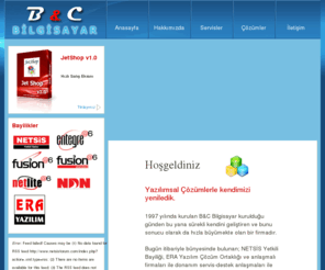 bcbilgisayar.com: B&C Bilgisayar | Yazılımsal Çözümler
B&C Bilgisayar | Netsis | Era | DentalNET | JetShop | İzmir'de 20 yıldır hizmetinizde..