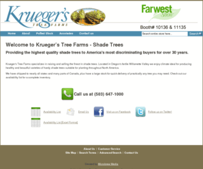 kruegertree.com: Krueger's Tree Farms -  Highest Quality Shade Trees - North Plains, Oregon, Potted Stock Shade Trees in the Willamette Valley, Hillsboro, Portland
Kruegers Tree Farms Provides the highest quality shade tree in the Northwest!