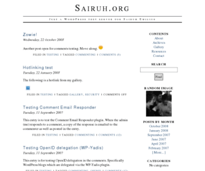 sairuh.org: Sairuh.org
Just a WordPress test server for Sairuh Emilius