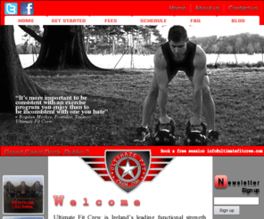 ultimatefitcrew.com: Ultimate Fit Crew Ireland | Personal Training | Classes | Workshops | Bootcamps
Ultimate Fit Crew is Ireland’s leading functional strength and conditioning fitness group founded by Bogdan Merkes. We offer one on one sessions, group classes as well as workshops available throughout different locations.
