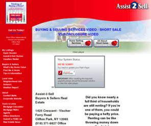 a2sellhomes.com: Assist-2-Sell-The Capital Regions 'Full Service with $avings' Realtor serving Clifton Park, Halfmoon,Latham,Colonie,Albany,Schenectady,Troy,East Greenbush,Guilderland,Bethlehem
Homes for sale in Clifton Park, Halfmoon, Saratoga, Latham, Colonie, Albany, Schenectady, Troy, East Greenbush