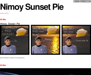 nimoysunsetpie.com: Nimoy Sunset Pie
random archive