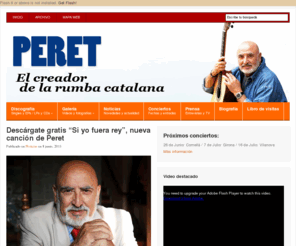 peret.es: Peret | Web oficial de Peret, el creador de la rumba catalana
Web oficial de Peret, el creador de la rumba catalana