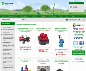 agratech.co.uk: Agricultural SprayTips, Spray Tips & Amenity Spray Nozzles & spare parts available to buy online 24 hrs a day 7 days a week from Agratech - The Crop Sprayer Specialists
Agricultural Spraytips and Spray Tips, Amenity Spraying machinery and spare parts available to purchase online 24 hrs a day 7 days a week
