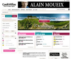 gaultmillau.fr: Gault Millau - guide des restaurants, vins et hotels de charme en France.
Retrouvez les plus grands vins, restaurants et hôtels de charme en France commentés et évalués par le guide Gault Millau.