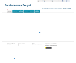 pouyet-cie.com: Parafoudres paratonnerres - Paratonnerres Pouyet à La Plaine Saint Denis
Paratonnerres Pouyet - Parafoudres paratonnerres situé à La Plaine Saint Denis vous accueille sur son site à La Plaine Saint Denis