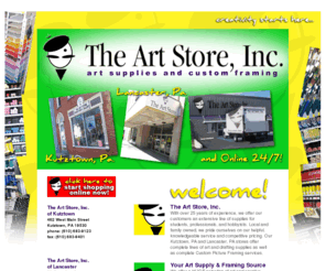 theartstoreinc.com: The Art Store, Inc. | creativity starts here...
graphic design, design, illustration, The Art Store, Art Supplies and Custom Framing, Artist, Supplies, Paints, Paint Brushes, Creativity, The Best Art Supplier, Kutztown, Lancaster, Nationwide, Pads, Pencils, shipping, art supplier, Global, School Bid Supplier