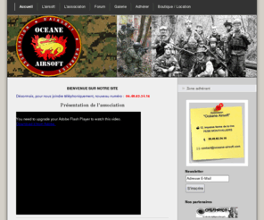 oceane-airsoft.com: Océane Airsoft - Site Web
Site web de l'association Océane Airsoft