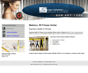 supremehealthfitnesswi.com: Fitness Center Madison, WI - Supreme Health & Fitness
Supreme Health and Fitness provides premiere fitness center to Madison, WI. Call 608-467-1250 for all your fitness center needs.