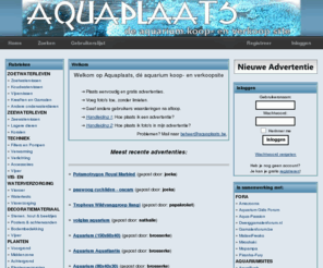 aquaplaats.be: Aquaplaats.be, dé aquarium koop en verkoopsite
