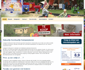 campingdrenthe.info: Camping Landgoed DE BERENKUIL - Kindvriendelijk kamperen in Drenthe
Landgoed “De Berenkuil” is een kampeerparadijs voor kinderen. Deze zeer kindvriendelijke camping ligt in Drenthe en is omring door bos en hei. Prive of op een veldje, het 50 hectare grote kampeerterrein biedt voor elk gezin een ruime keuze. De Berenkuil heeft meer dan 23 speeltuinen, een grote speelvijver en zwembad.