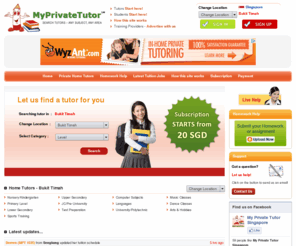 myprivatetutor.sg: Tutors in Singapore – Home Tutors Singapore, Home Tuition & Tuition Agency in Singapore
Private home tutors guide for Singapore - Search for home tutors in Bukit Timah, Jurong West, Jurong East, Ang Mo Kio, River Valley, Tampines, Admiralty, Aljunied, Balestier, Bedok, Bendemeer, Bishan, Boon Keng, Boon Lay, Braddell, Bukit Batok, Bukit Merah, Bukit Panjang, Buona Vista, Chai Chee, Changi, Choa Chu Kang, Clementi, Commonwealth, East Coast, Eunos, Frankel, Geylang, Holland, Hougang, Hume Ave, Kallang, Katong, Loyang, Macpherson, Marine Parade, Marsiling, Newton, Novena, Orchard, Outram, Pandan Gardens, Pasir Ris, Paya Lebar, Potong Pasir, Punggol, Queenstown, Rochor, Seletar, Sembawang, Sengkang, Serangoon, Serangoon North, Siglap, Simei, Tanglin, Tanjong Pagar, Telok Blangah, Thomson, Tiong Bahru, Toa Payoh, Whampoa, Woodlands, Yew Tee, Yio Chu Kang, Yishun.